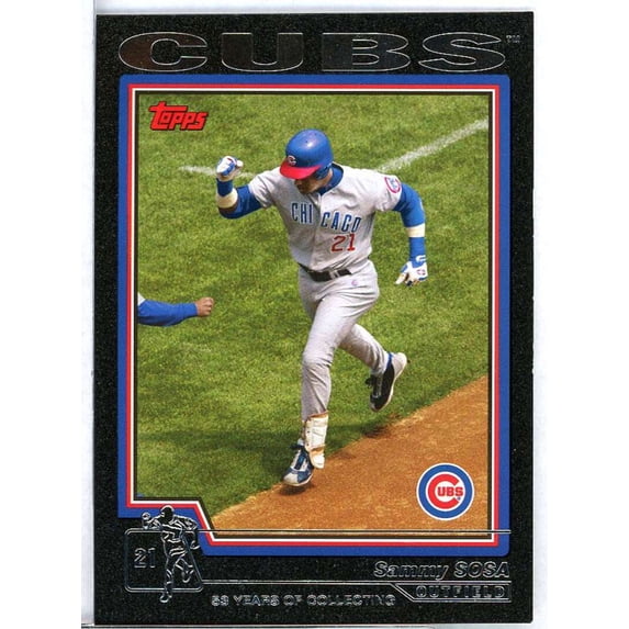 Sammy Sosa Card 2004 Topps Black #368