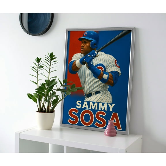 Sammy Sosa Poster or Wrapped Canvas