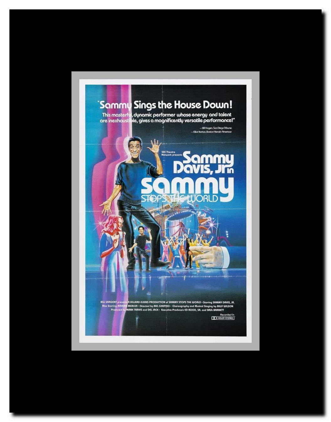 Sammy Stops the World Framed Movie Poster