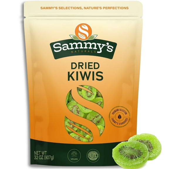 Sammy's Dried Sweetened Kiwi - Juicy & Tangy Treat, 32 oz