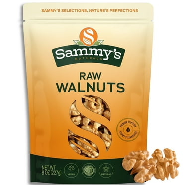 Sammy's Premium Walnuts - Perfect for Snacking and Baking - 8 oz