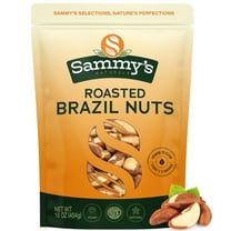 Sammy's Roasted Unsalted Brazil Nuts – Premium & Delicious, 16 oz