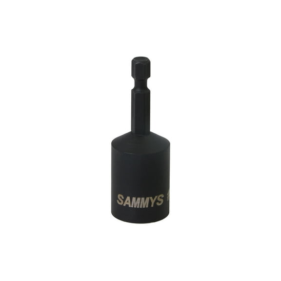 Sammys 8113910 #14 Black Hex Nut Driver for Vertical Rod Anchor Installation, Steel, 2 1/2 in. x 3/4 in.