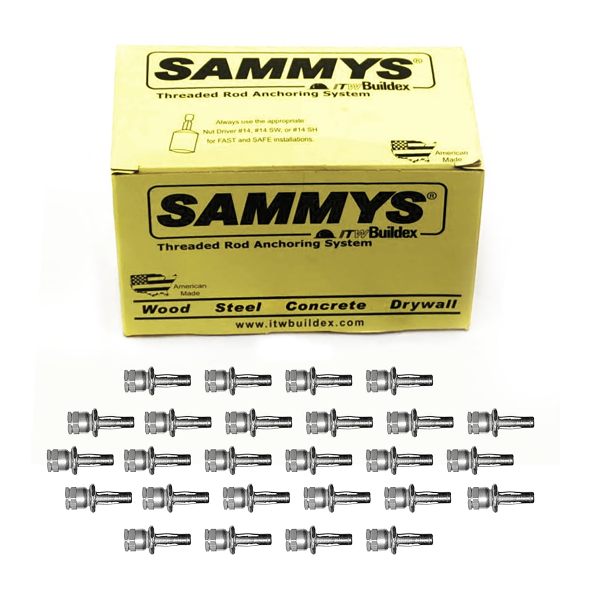 SAMMYS® X-Press Anchors Vertical Rod Mount