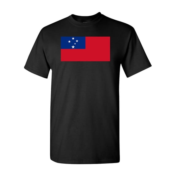 Samoa Country Flag Adult DT T-Shirt Tee