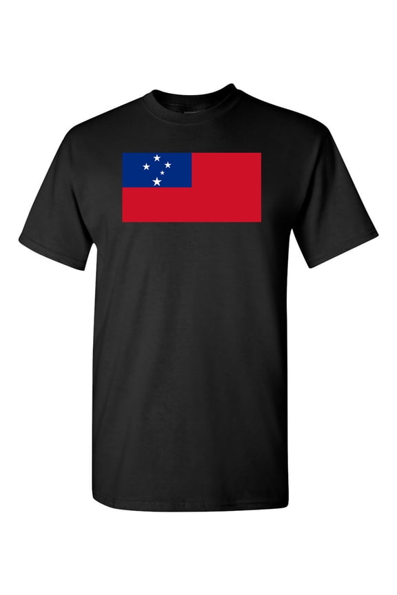 Samoa Country Flag Adult DT T-Shirt Tee