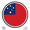 thumbnail image 1 of Samoa Flag - 8" Vinyl Sticker - For Car Laptop I-Pad - Waterproof Decal, 1 of 1