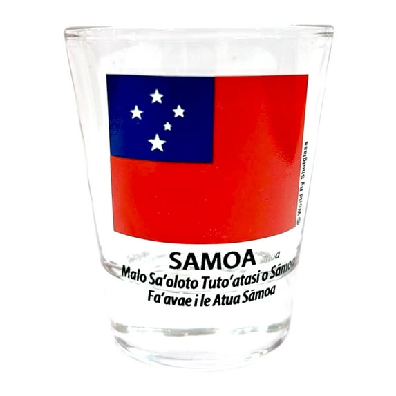 Samoa Flag Shot Glass