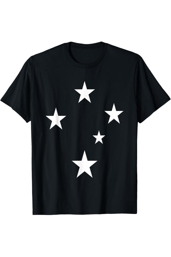 Samoa Flag Stars T-Shirt Oceania Polynesia Somoan TeeMen and women, Black T-shirt, size: Extra large