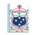thumbnail image 1 of Samoa Oceania National Emblem Book Sheet Protectors Portfolio Binder Folder, 1 of 3