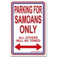 thumbnail image 1 of Samoa Parking Sign, 1 of 1