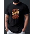 thumbnail image 1 of Samoan Culture Pattern Print T-Shirt - Soft, Breathable, And Comfortable For All Seasons - Regular Fit, Slight Stretch, And Knit Fabric, 1 of 6