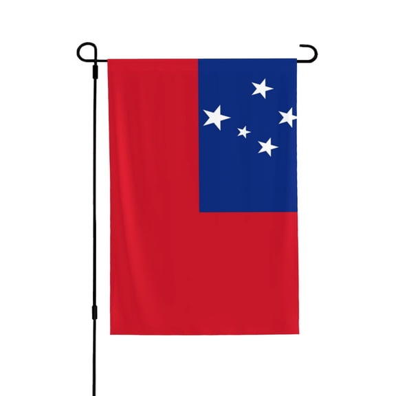 Samoan Flag House Flag Double Side Garden Flag For Outside Room House Yard Indoor 28" X 40"