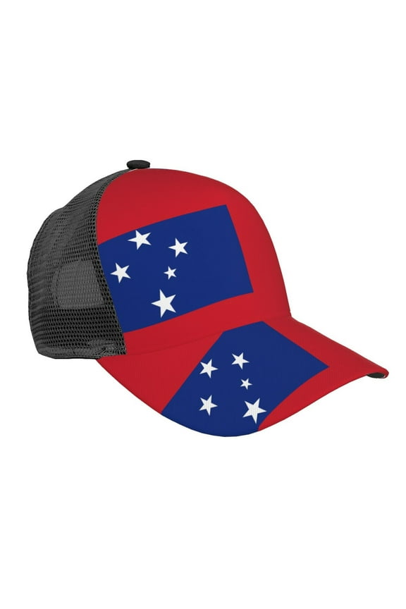 Samoan Flag Snapback Trucker Hats Baseball Caps Adjustable Mesh Back Ball Caps For Men Women