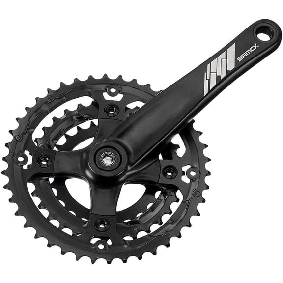Samox AF26 Crankset - 170mm, 9-Speed, 44/32/22t, 104/64 BCD, JIS Square Taper Spindle Interface, Spindle Bolts Sold