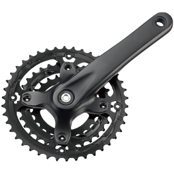 Samox AF29 Crankset - 170mm, 9-Speed, 48/36/26t, 104/Riveted BCD, JIS Square Taper Spindle Interface, Spindle Bolts Sold