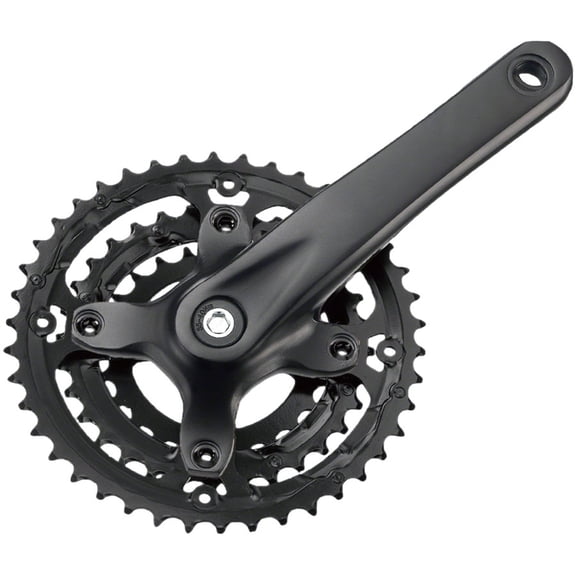 Samox AF29 Crankset - 175mm, 9-Speed, 48/36/26t, 104/Riveted BCD, JIS Square Taper Spindle Interface, Spindle Bolts Sold