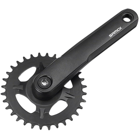Samox AM38J Crankset - 145mm, 11-Speed, 30t, Direct Mount Samox, JIS Square Taper Spindle Interface, Spindle Bolts Sold