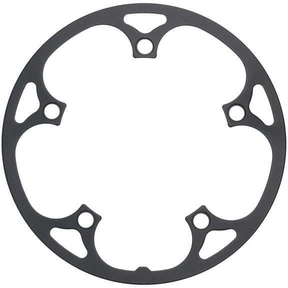 Samox BG13 Chainring Guard/Guide - For 42-46t, 130 BCD, Aluminum, Black