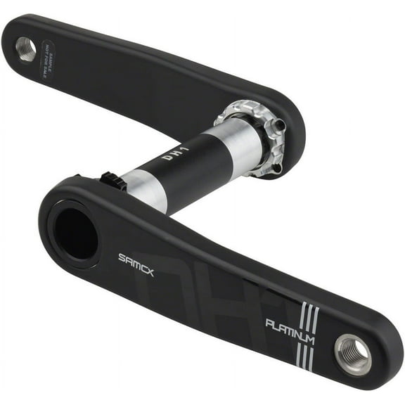 Samox Platinum DH-1 Carbon Crankset - 155mm, 3-Bolt, Direct Mount, DUB Spindle, Black