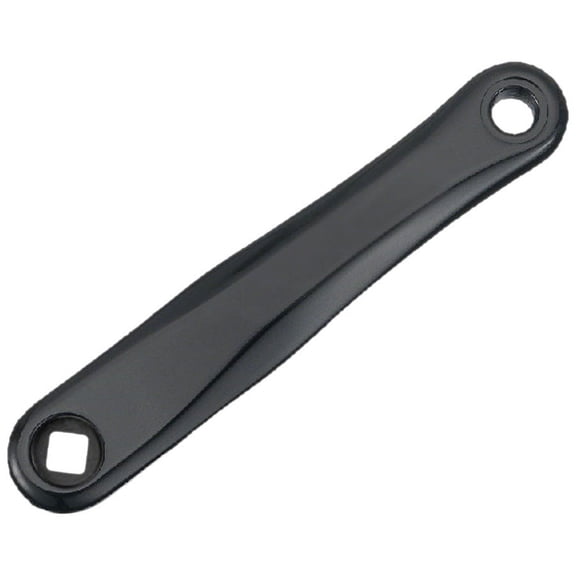 Samox SAC08 Left Crank Arm - 170mm, JIS Diamond Taper Spindle Interface, Forged Aluminum, Spindle Bolt Sold Separate,