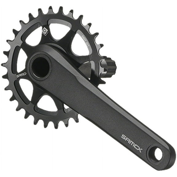 Samox TAM38 Fat Bike Crankset - 175mm, 11-Speed, 30t, Direct Mount Samox, 24mm CrMo Crank Spindle, For 100mm BB Shell,