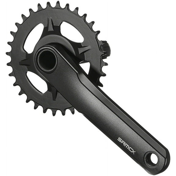 Samox TAM38J Crankset - 145mm, 11-Speed, 30t, Direct Mount Samox, 24mm CrMo Crank Spindle, Black