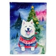 thumbnail image 1 of Samoyed Christmas Garden Flag 11.25 in x 15.5 in, 1 of 5