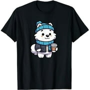 Samoyed Coffee Lover Funny Dog Cappuccino T-Shirt