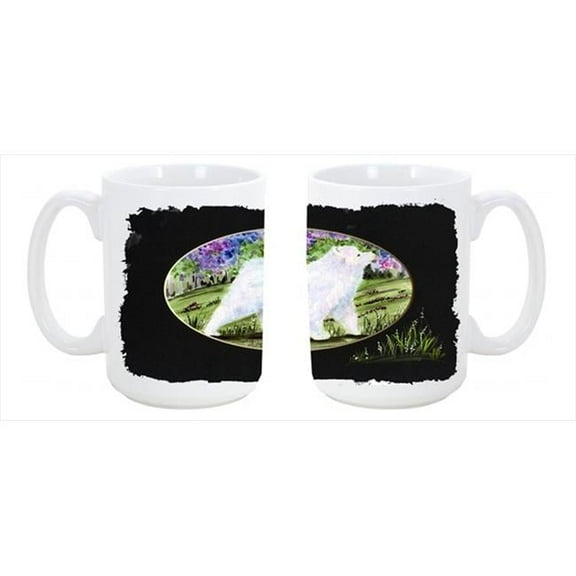 Samoyed Dishwasher Safe Microwavable Ceramic Coffee Mug 15 oz.