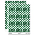 thumbnail image 1 of Samoyed Dog Solid 200+ Round Stickers - Dark Green - Gloss Finish - 0.50" Size, 1 of 3