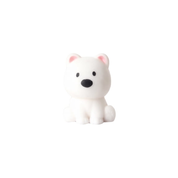 Samoyed Dog Squishy Toy Slow Rising Stress Ball Fidget for Kids Adults Teens Anxiety Relief Decompression Classroom Sensory Desk Decoration Party Favor Gift