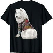Samoyed Dog with Traditional Dragon Tattoo Irezumi T-Shirt