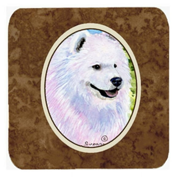 Samoyed Foam Coasters, Set - 4