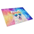 thumbnail image 1 of Samoyed Hippie Dawg Glass Cutting Board Large 12 in x 15 in, 1 of 5