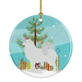 thumbnail image 1 of Samoyed Merry Christmas Tree Ceramic Ornament, 1 of 3