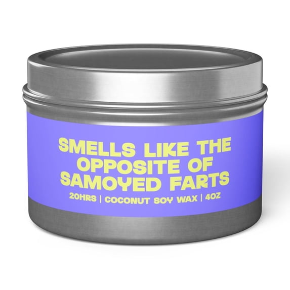 Samoyed Mom Mother's Day Tin Candle Gifts Funny Home Office Decor