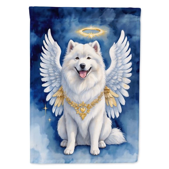 Samoyed My Angel House Flag 28 in x 40 in