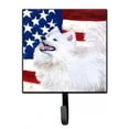 thumbnail image 1 of Samoyed Patriotic Leash or Key Holder, 1 of 1
