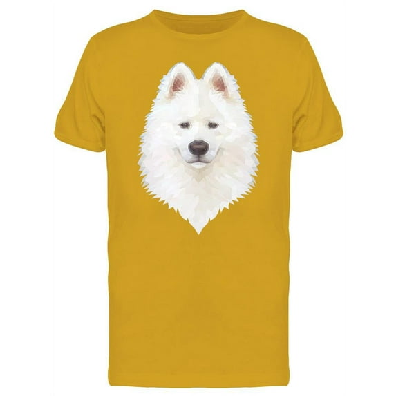 Samoyed Polygon Geometric T-Shirt Men -Image by Shutterstock, Male Medium
