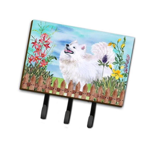 Samoyed Spring Leash or Key Holder