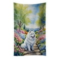 thumbnail image 1 of Samoyed Spring Path Kitchen Towel, 1 of 5