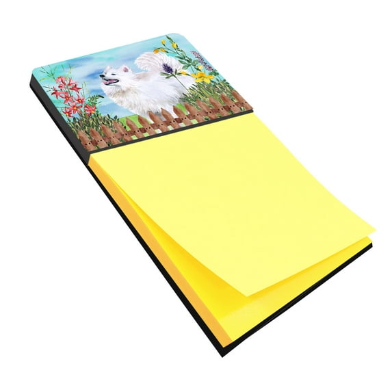 Samoyed Spring Sticky Note Holder