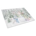 thumbnail image 1 of Samoyed Standing with Christmas Presents Glass Cutting Board Large 12 in x 15 in, 1 of 3