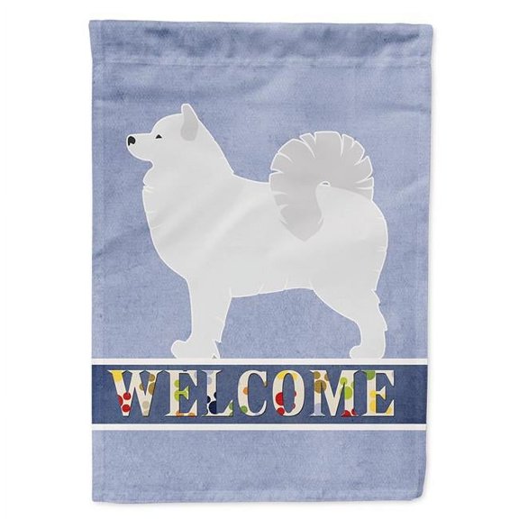 Samoyed Welcome Garden Size Flag