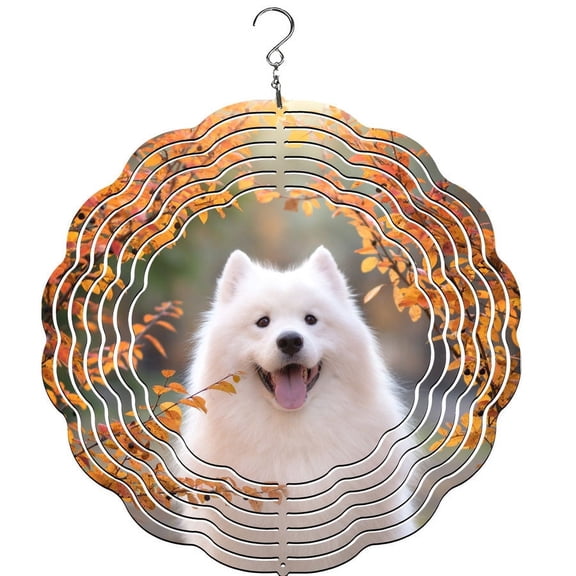 Samoyed Wind Spinner