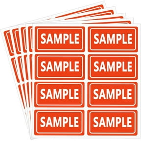 Sample Inventory Labels,Red Try Me Stickers 2x1?Rectangle Shipping and Inventory Labels 504 Pcs