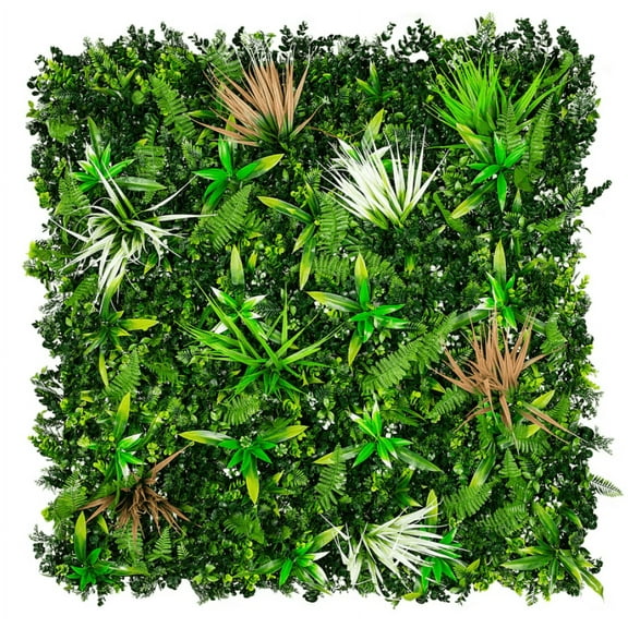 Sample Panel of Wild Tropics Artificial Vertical Garden (Small Sample) Commercial Grade UV Resistant