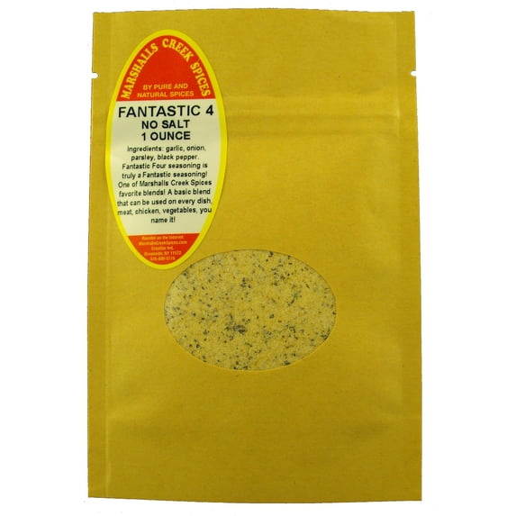 Sample Size, EZ Meal Prep, FANTASTIC 4 SEASONING NO SALTⓀ