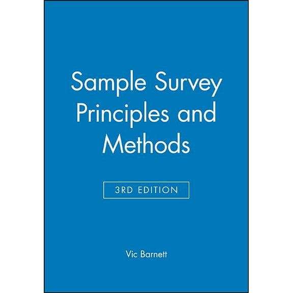 Sample Survey Principles and Methods, (Paperback)